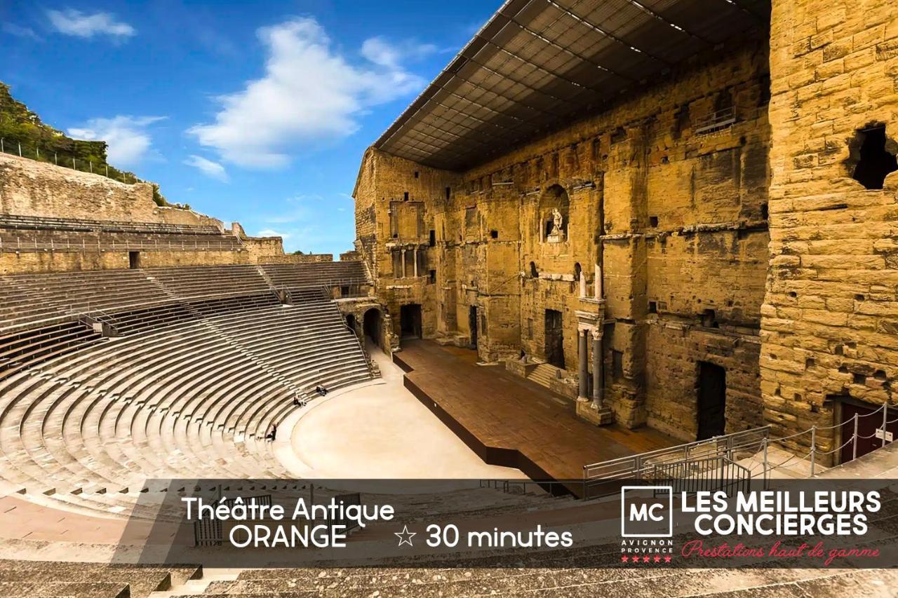 Ferienwohnung Regard Sur Les Remparts - Terrasse & Parking Avignon Exterior foto